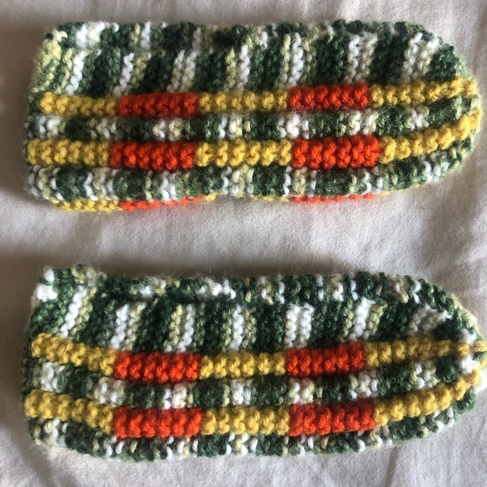 Handmade  Knitted Wool Slippers Brand New